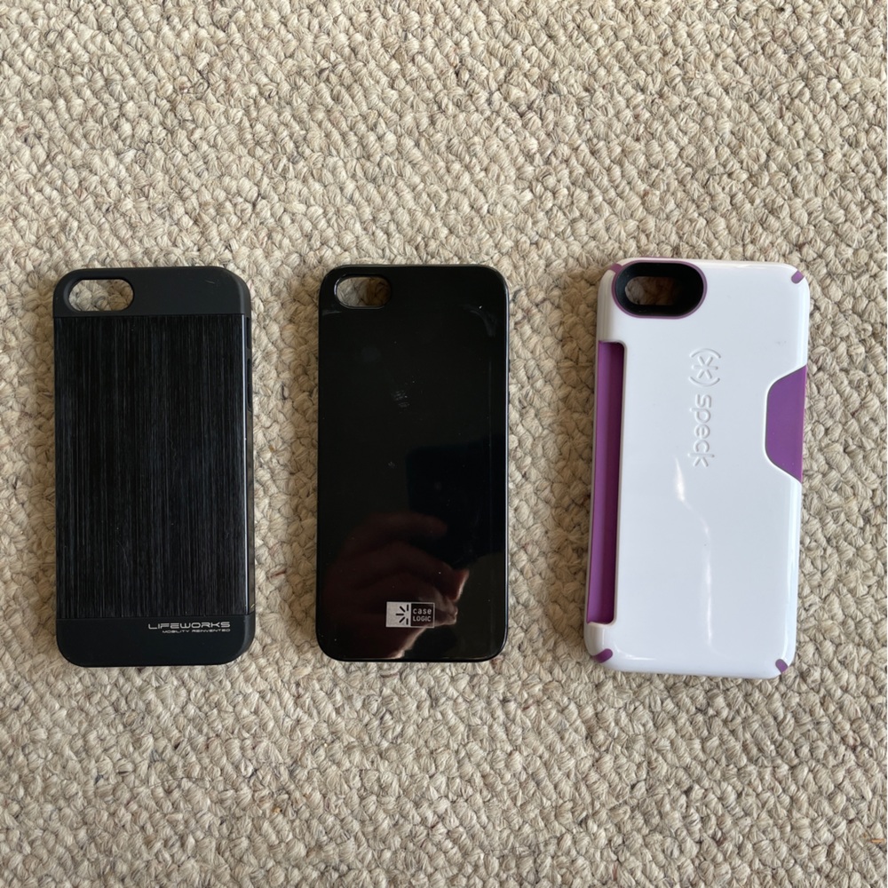 iPhone 5s case bundle of three